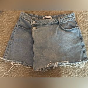 Denim SKORT-Zara